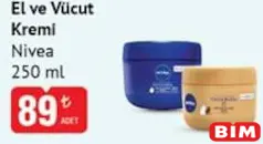 NİVEA EL VE VÜCUT KREMİ 250 ML NİVEA EL VE VÜCUT KREMİ 250 ML